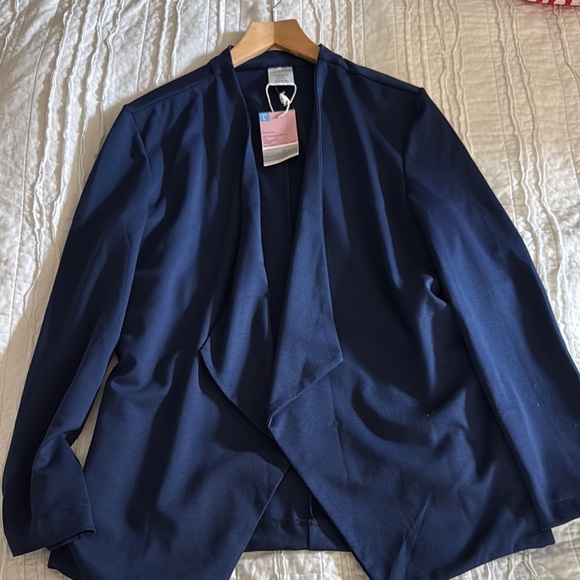 Serra Jackets & Blazers - Women’s Blue Blazer with Modern Lapels